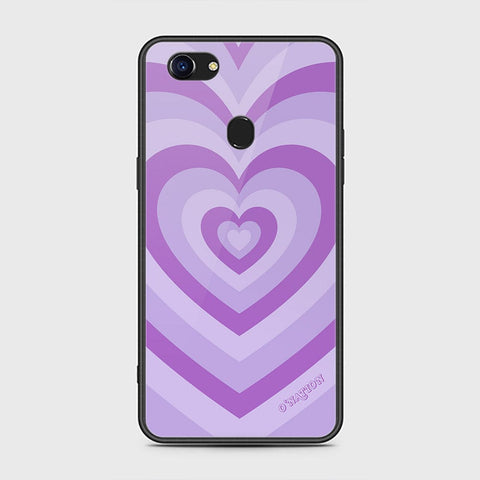 Oppo F5 Cover - O'Nation Heartbeat Series - HQ Ultra Shine Premium Infinity Glass Soft Silicon Borders Case