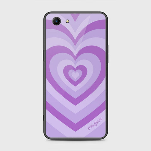 Oppo A1 Cover - O'Nation Heartbeat Series - HQ Ultra Shine Premium Infinity Glass Soft Silicon Borders Case