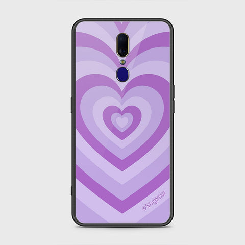 Oppo F11 Cover - O'Nation Heartbeat Series - HQ Ultra Shine Premium Infinity Glass Soft Silicon Borders Case