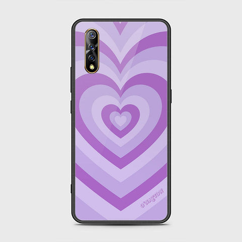 Vivo S1 Cover - O'Nation Heartbeat Series - HQ Ultra Shine Premium Infinity Glass Soft Silicon Borders Case