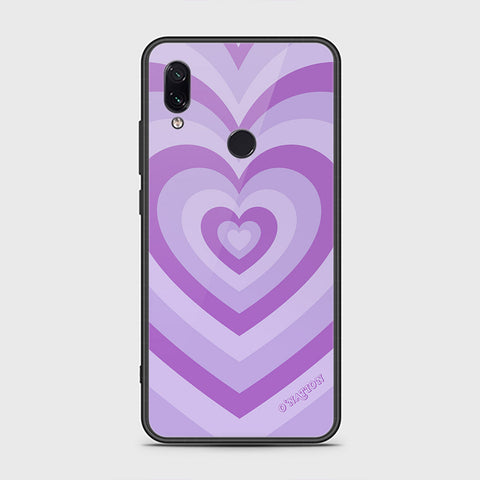 Xiaomi Redmi Note 7 Cover - O'Nation Heartbeat Series - HQ Ultra Shine Premium Infinity Glass Soft Silicon Borders Case