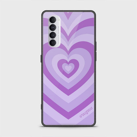 Oppo Reno 4 Pro Cover - O'Nation Heartbeat Series - HQ Ultra Shine Premium Infinity Glass Soft Silicon Borders Case