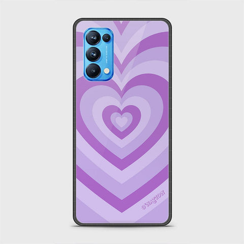 Oppo Reno 5 Pro 5G Cover - O'Nation Heartbeat Series - HQ Ultra Shine Premium Infinity Glass Soft Silicon Borders Case