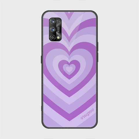 Realme 7 Pro Cover - O'Nation Heartbeat Series - HQ Ultra Shine Premium Infinity Glass Soft Silicon Borders Case