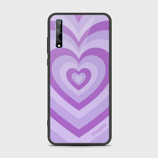 Huawei Y8p Cover - O'Nation Heartbeat Series - HQ Ultra Shine Premium Infinity Glass Soft Silicon Borders Case (Fast Delivery)