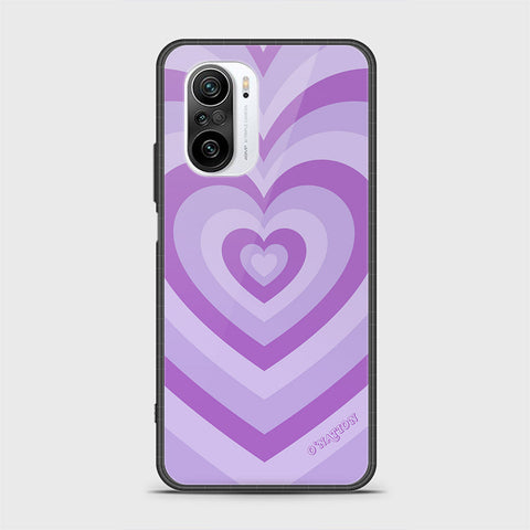 Xiaomi Redmi K40 Cover - O'Nation Heartbeat Series - HQ Ultra Shine Premium Infinity Glass Soft Silicon Borders Case