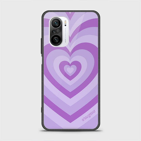 Xiaomi Poco F3 Cover - O'Nation Heartbeat Series - HQ Ultra Shine Premium Infinity Glass Soft Silicon Borders Case