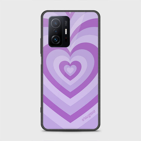 Xiaomi 11T Cover - O'Nation Heartbeat Series - HQ Ultra Shine Premium Infinity Glass Soft Silicon Borders Case