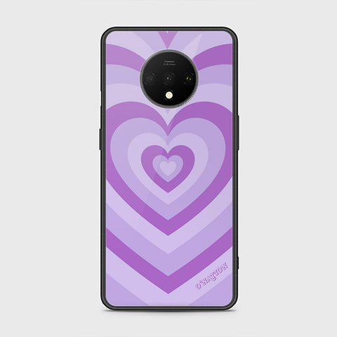 OnePlus 7T Cover - O'Nation Heartbeat Series - HQ Ultra Shine Premium Infinity Glass Soft Silicon Borders Case