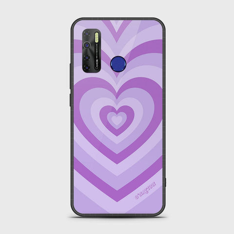 Infinix Hot 9 Pro Cover - O'Nation Heartbeat Series - HQ Ultra Shine Premium Infinity Glass Soft Silicon Borders Case