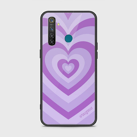 Realme 5 Pro Cover - O'Nation Heartbeat Series - HQ Ultra Shine Premium Infinity Glass Soft Silicon Borders Case