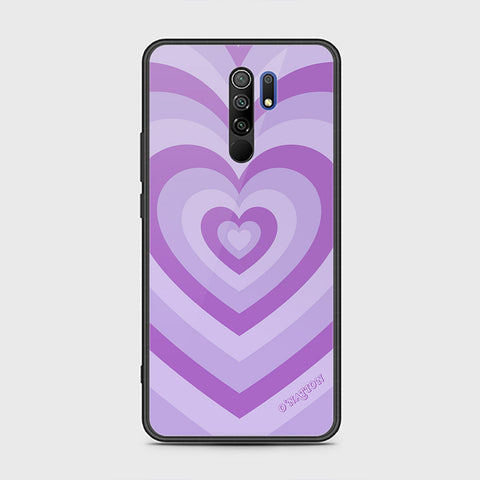 Xiaomi Redmi 9 Cover - O'Nation Heartbeat Series - HQ Ultra Shine Premium Infinity Glass Soft Silicon Borders Case