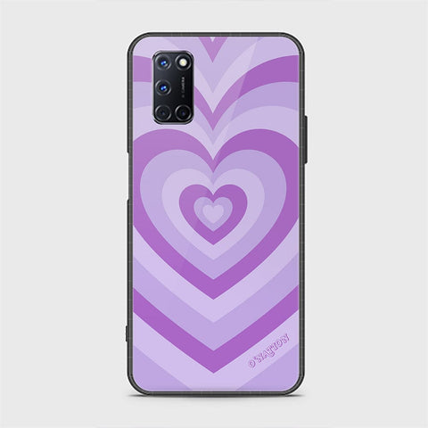 Oppo A92 Cover - O'Nation Heartbeat Series - HQ Ultra Shine Premium Infinity Glass Soft Silicon Borders Case