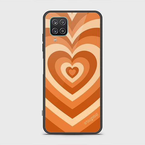 Samsung Galaxy A12 Cover - O'Nation Heartbeat Series - HQ Ultra Shine Premium Infinity Glass Soft Silicon Borders Case