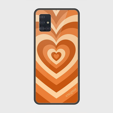 Samsung Galaxy A51 Cover - O'Nation Heartbeat Series - HQ Ultra Shine Premium Infinity Glass Soft Silicon Borders Case