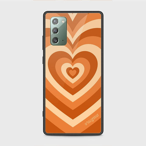 Samsung Galaxy Note 20 Cover - O'Nation Heartbeat Series - HQ Ultra Shine Premium Infinity Glass Soft Silicon Borders Case