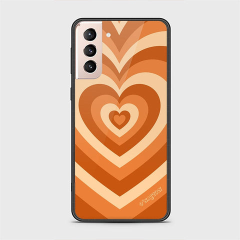 Samsung Galaxy S21 Plus 5G Cover - O'Nation Heartbeat Series - HQ Ultra Shine Premium Infinity Glass Soft Silicon Borders Case