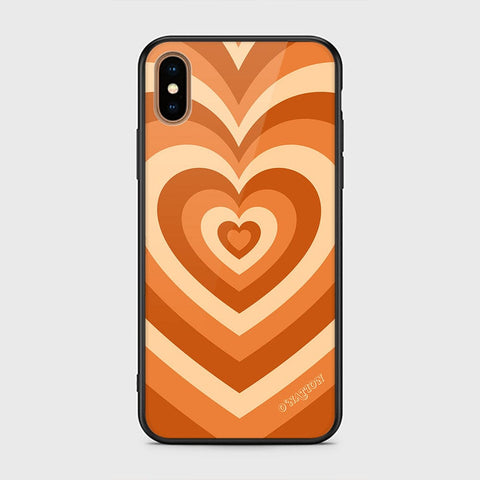 iPhone XS Max Cover - O'Nation Heartbeat Series - HQ Ultra Shine Premium Infinity Glass Soft Silicon Borders Case