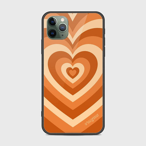 iPhone 11 Pro Max Cover - O'Nation Heartbeat Series - HQ Ultra Shine Premium Infinity Glass Soft Silicon Borders Case