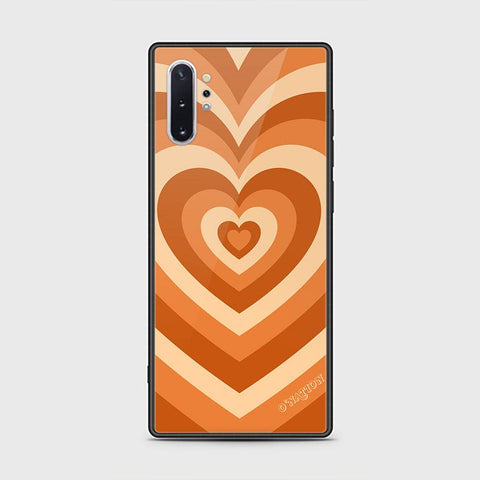 Samsung Galaxy Note 10 Plus Cover - O'Nation Heartbeat Series - HQ Ultra Shine Premium Infinity Glass Soft Silicon Borders Case