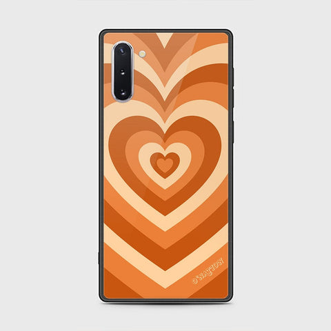 Samsung Galaxy Note 10 Cover - O'Nation Heartbeat Series - HQ Ultra Shine Premium Infinity Glass Soft Silicon Borders Case