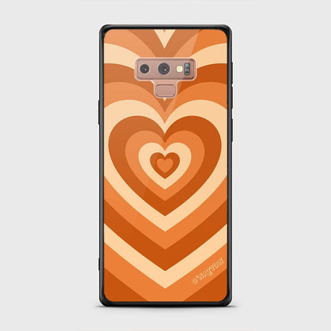 Samsung Galaxy Note 9 Cover - O'Nation Heartbeat Series - HQ Ultra Shine Premium Infinity Glass Soft Silicon Borders Case