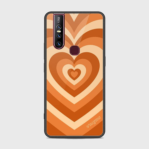 Vivo V15 Cover - O'Nation Heartbeat Series - HQ Ultra Shine Premium Infinity Glass Soft Silicon Borders Case