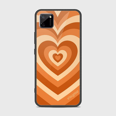 Realme C11 Cover - O'Nation Heartbeat Series - HQ Ultra Shine Premium Infinity Glass Soft Silicon Borders Case