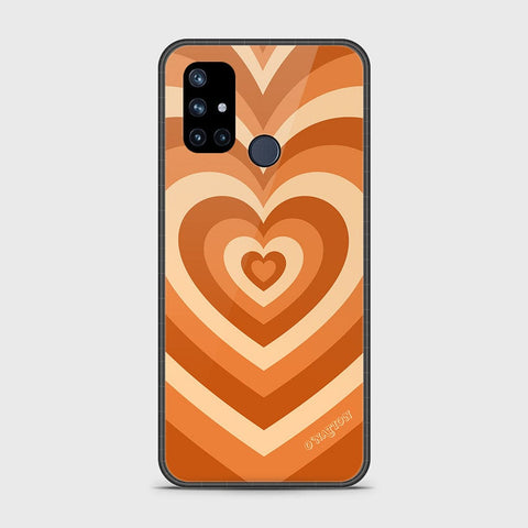 OnePlus Nord N10 5G Cover - O'Nation Heartbeat Series - HQ Ultra Shine Premium Infinity Glass Soft Silicon Borders Case