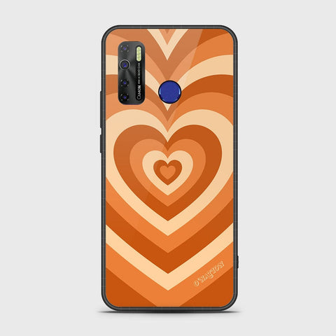 Infinix Hot 9 Cover - O'Nation Heartbeat Series - HQ Ultra Shine Premium Infinity Glass Soft Silicon Borders Case