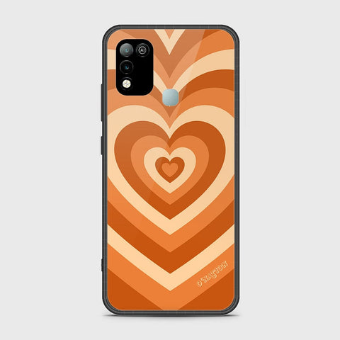 Infinix Hot 10 Play Cover - O'Nation Heartbeat Series - HQ Ultra Shine Premium Infinity Glass Soft Silicon Borders Case