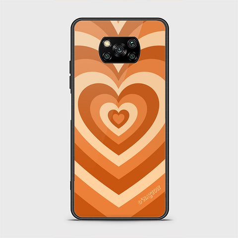 Xiaomi Poco X3 Cover - O'Nation Heartbeat Series - HQ Ultra Shine Premium Infinity Glass Soft Silicon Borders Case