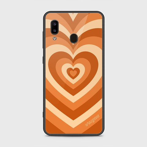 Samsung Galaxy A30 Cover - O'Nation Heartbeat Series - HQ Ultra Shine Premium Infinity Glass Soft Silicon Borders Case