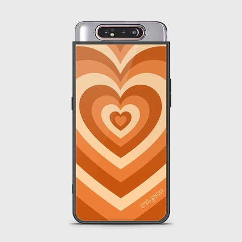 Samsung Galaxy A80 Cover - O'Nation Heartbeat Series - HQ Ultra Shine Premium Infinity Glass Soft Silicon Borders Case