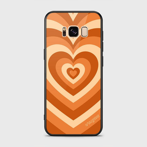 Samsung Galaxy S8 Cover - O'Nation Heartbeat Series - HQ Ultra Shine Premium Infinity Glass Soft Silicon Borders Case