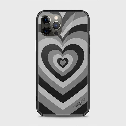 iPhone 12 Pro Max Cover - O'Nation Heartbeat Series - HQ Ultra Shine Premium Infinity Glass Soft Silicon Borders Case