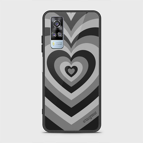 Vivo Y51 2020 Cover - O'Nation Heartbeat Series - HQ Ultra Shine Premium Infinity Glass Soft Silicon Borders Case