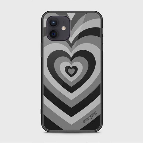 iPhone 12 Mini Cover - O'Nation Heartbeat Series - HQ Ultra Shine Premium Infinity Glass Soft Silicon Borders Case