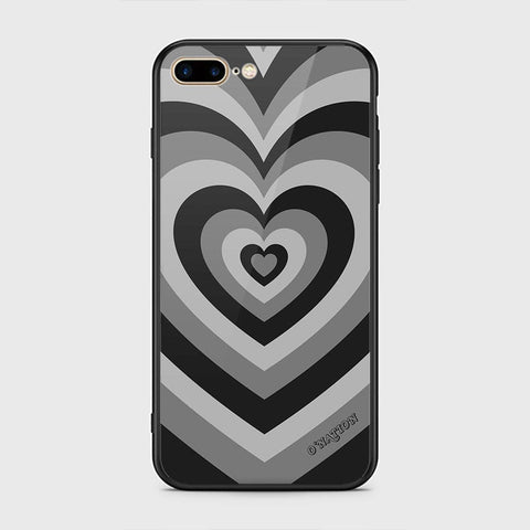 iPhone 8 Plus / 7 Plus Cover - O'Nation Heartbeat Series - HQ Ultra Shine Premium Infinity Glass Soft Silicon Borders Case