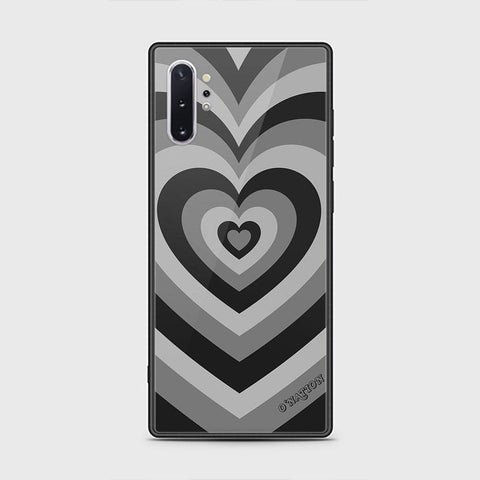 Samsung Galaxy Note 10 Plus Cover - O'Nation Heartbeat Series - HQ Ultra Shine Premium Infinity Glass Soft Silicon Borders Case