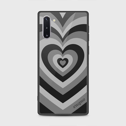 Samsung Galaxy Note 10 Cover - O'Nation Heartbeat Series - HQ Ultra Shine Premium Infinity Glass Soft Silicon Borders Case