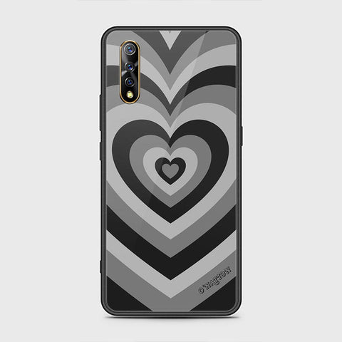 Vivo S1 Cover - O'Nation Heartbeat Series - HQ Ultra Shine Premium Infinity Glass Soft Silicon Borders Case