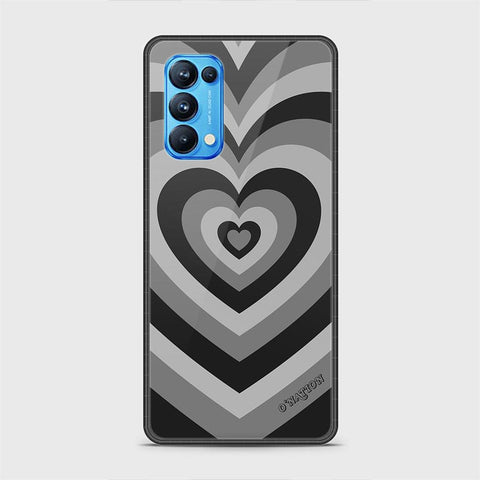 Oppo Reno 5 Pro 5G Cover - O'Nation Heartbeat Series - HQ Ultra Shine Premium Infinity Glass Soft Silicon Borders Case