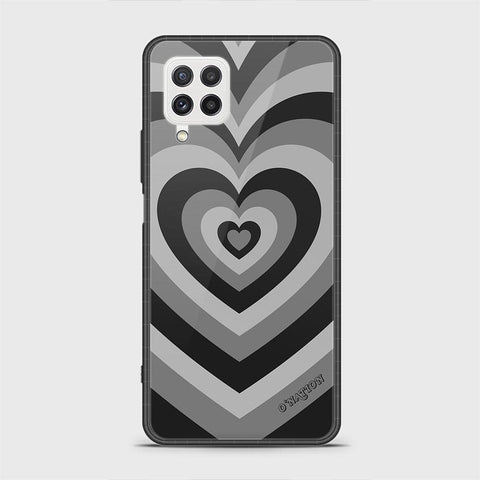 Samsung Galaxy A22 Cover - O'Nation Heartbeat Series - HQ Ultra Shine Premium Infinity Glass Soft Silicon Borders Case