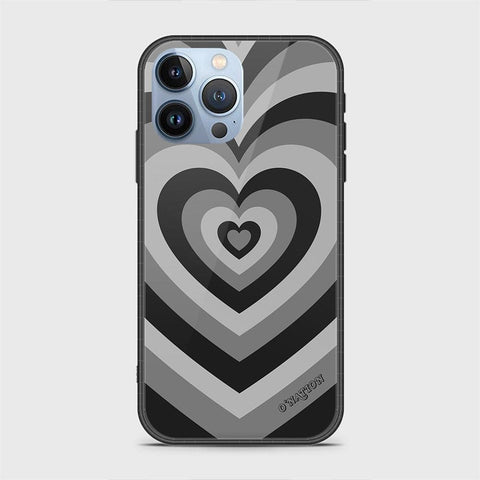 iPhone 13 Pro Max Cover - O'Nation Heartbeat Series - HQ Ultra Shine Premium Infinity Glass Soft Silicon Borders Case