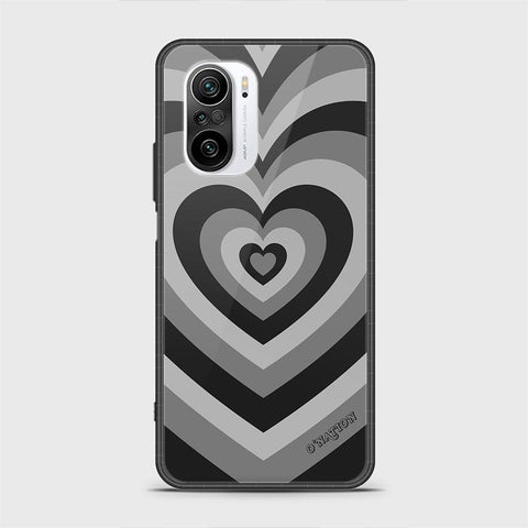 Xiaomi Poco F3 Cover - O'Nation Heartbeat Series - HQ Ultra Shine Premium Infinity Glass Soft Silicon Borders Case