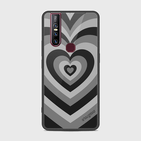 Vivo V15 Cover - O'Nation Heartbeat Series - HQ Ultra Shine Premium Infinity Glass Soft Silicon Borders Case