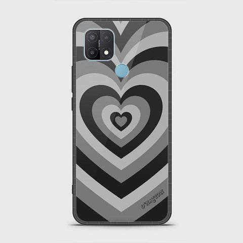 Oppo A15 Cover - O'Nation Heartbeat Series - HQ Ultra Shine Premium Infinity Glass Soft Silicon Borders Case