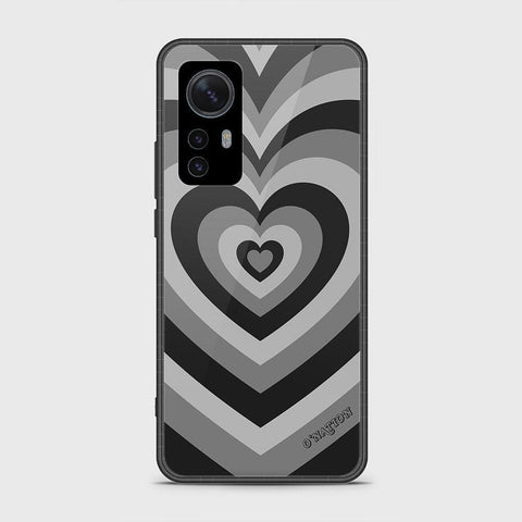 Xiaomi 12x Cover - O'Nation Heartbeat Series - HQ Ultra Shine Premium Infinity Glass Soft Silicon Borders Case