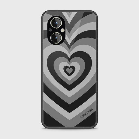 Oppo A96 5G Cover - O'Nation Heartbeat Series - HQ Ultra Shine Premium Infinity Glass Soft Silicon Borders Case